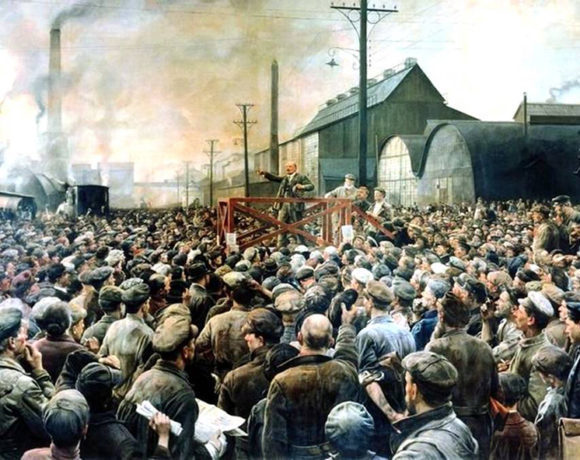 Октябрьская революция в творчестве русских художников